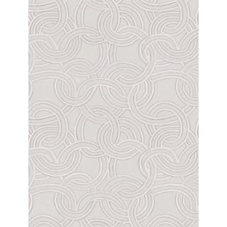 Seabrook Designs CO80109 Connoisseur Acrylic Coated Circles Wallpaper